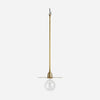 "Lp" Brass Pendant Lamp - Rug & Weave