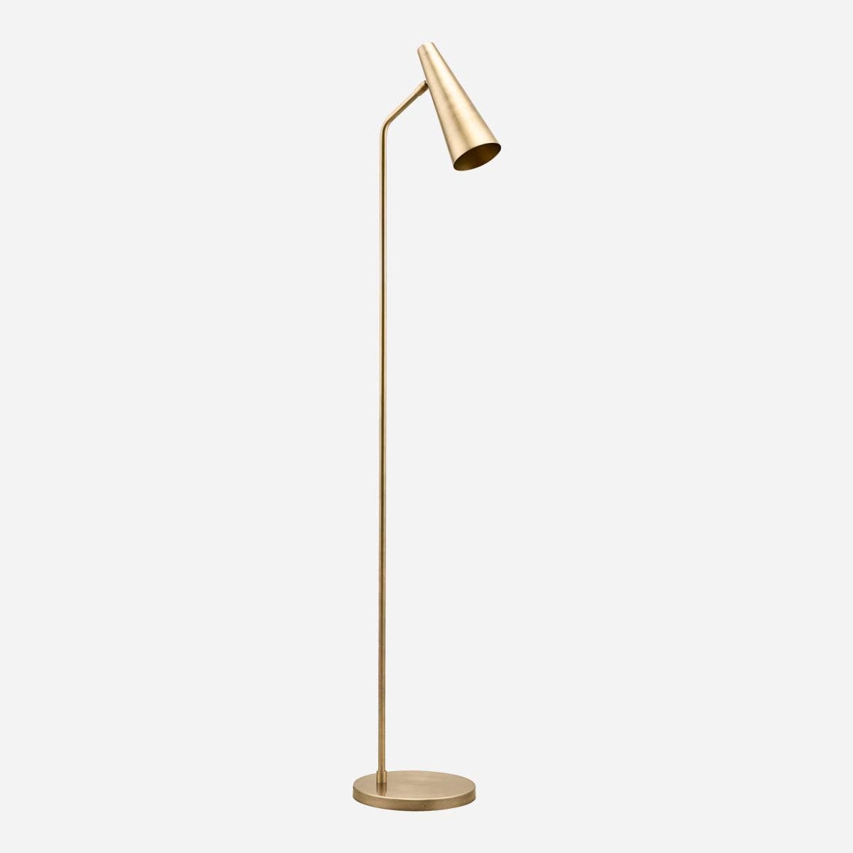 Precise Brass Floor Lamp - Rug & Weave