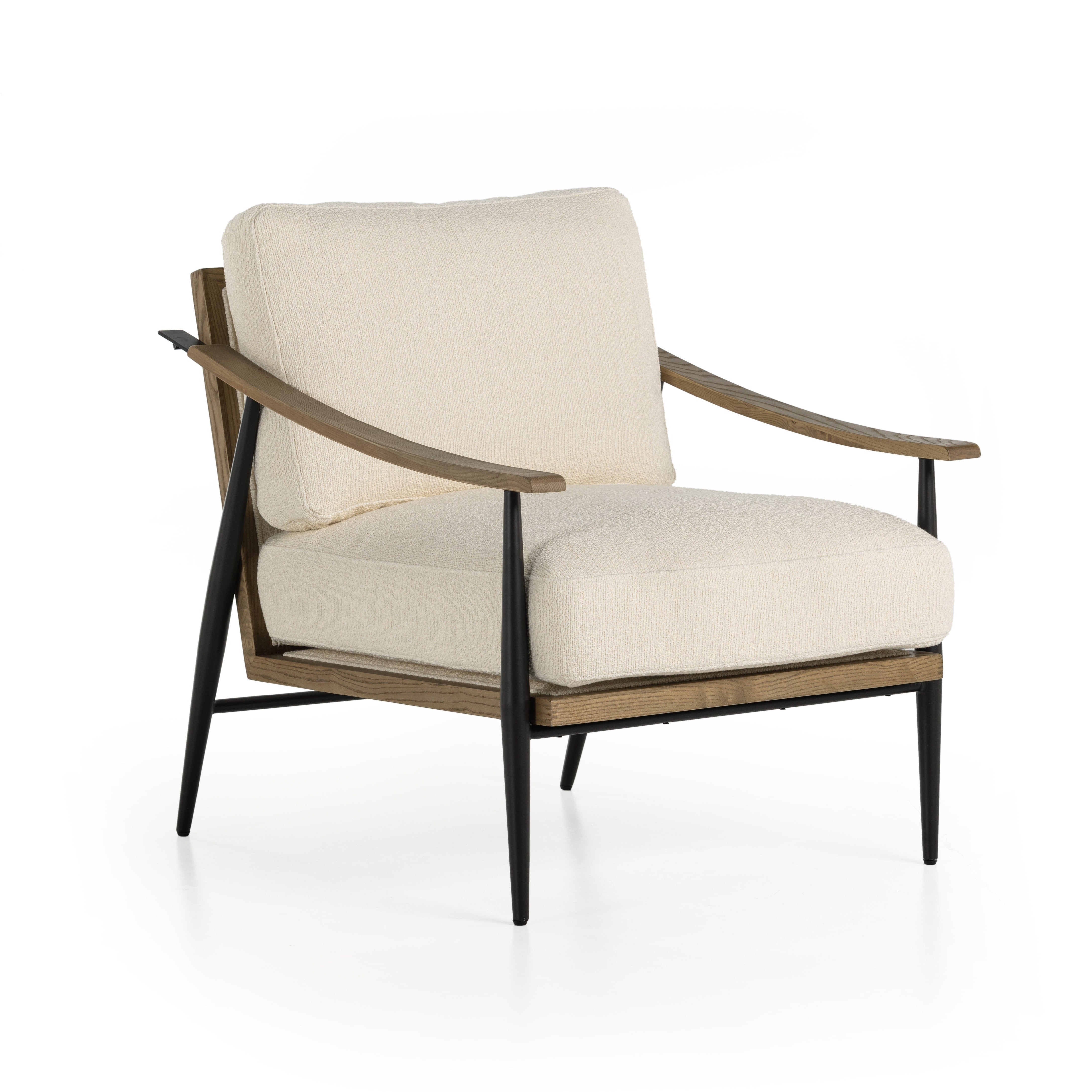 Kennedy Chair FURNITURE - lounge chair Four Hands Kerbey Ivory