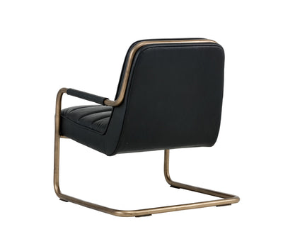 Lincoln Lounge Chair / Vintage Black - Rug & Weave