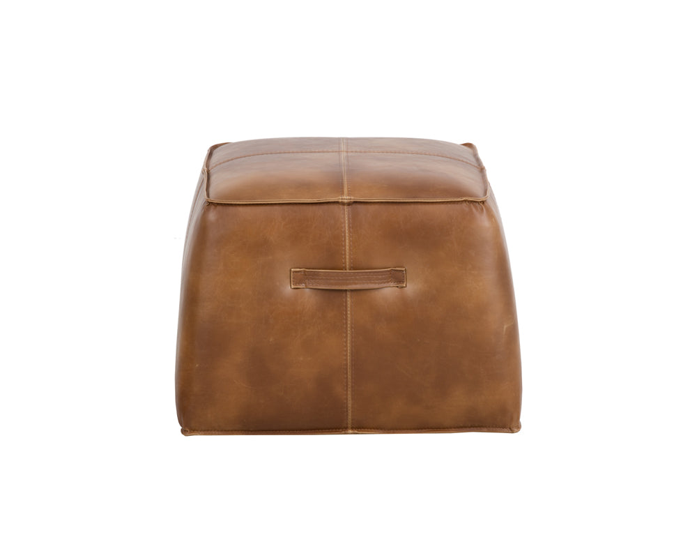 Aiden Ottoman / Tan - Rug & Weave