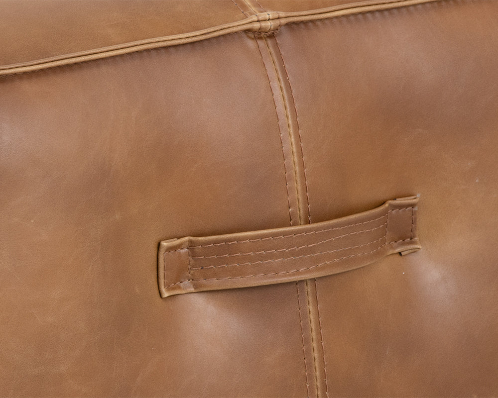 Aiden Ottoman / Tan - Rug & Weave