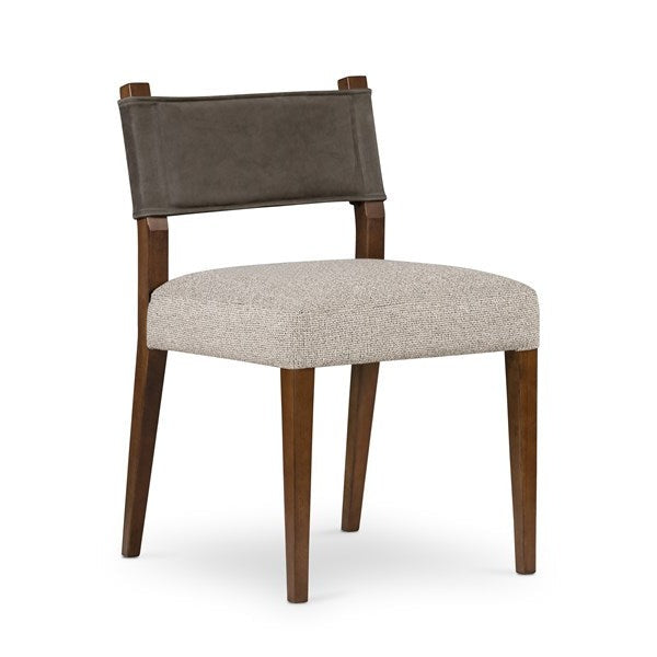 Ferro Dining Chair - Nubuck Charcoal - Rug & Weave