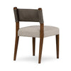 Ferro Dining Chair - Nubuck Charcoal - Rug & Weave