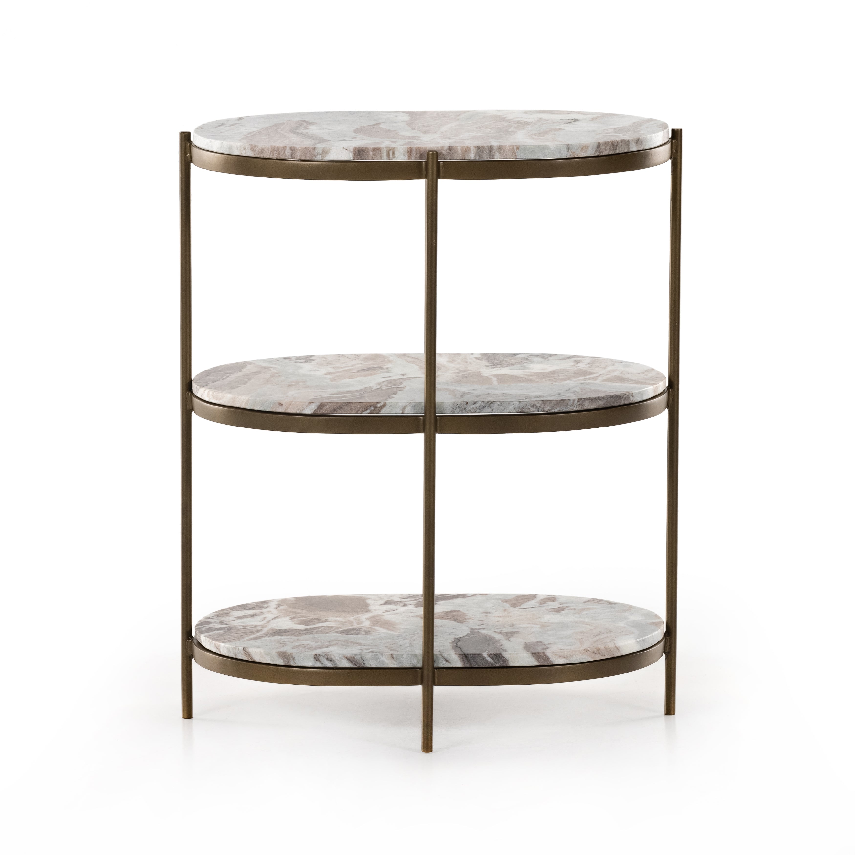 Felix Oval Nighstand 14 - FURNITURE - nightstand Four Hands