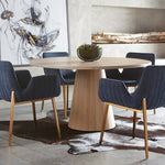 Althea Dining Table / Light Oak - Rug & Weave