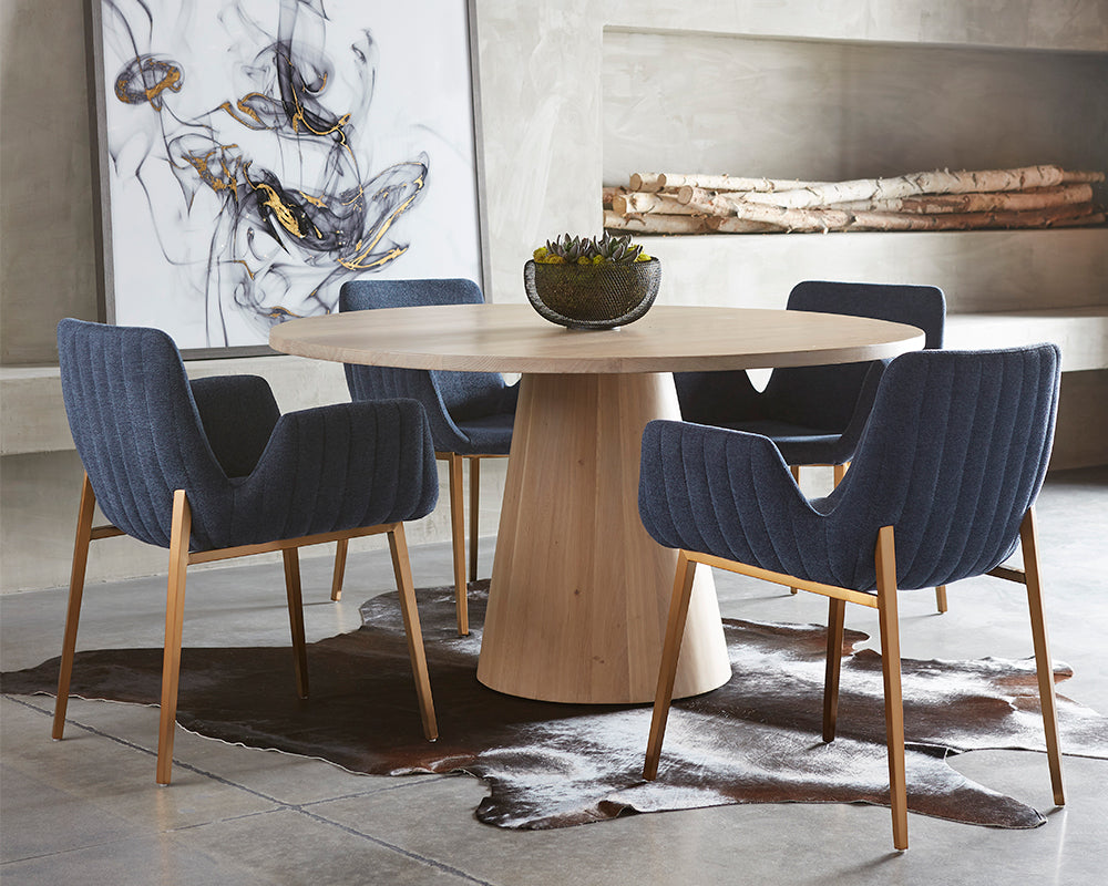 Althea Dining Table / Light Oak - Rug & Weave