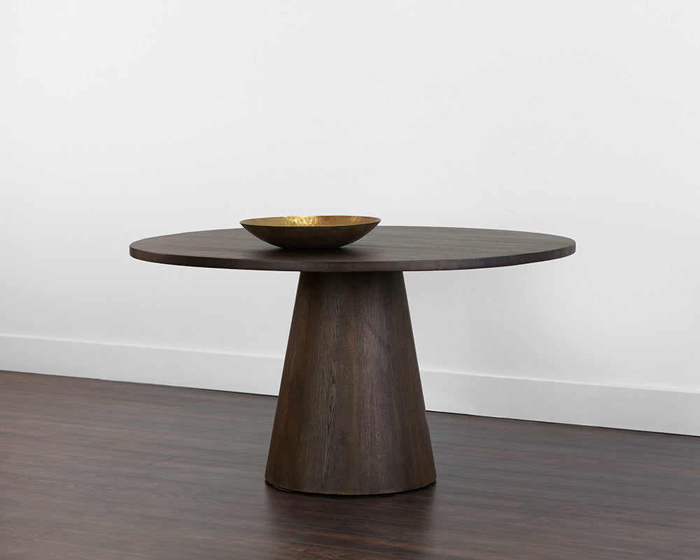 Althea Dining Table / Brown Oak - Rug & Weave