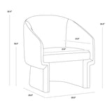 Lola Lounge Chair / Merino Pearl