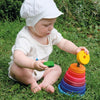 Wooden Rainbow Stacking Tower - Rug & Weave