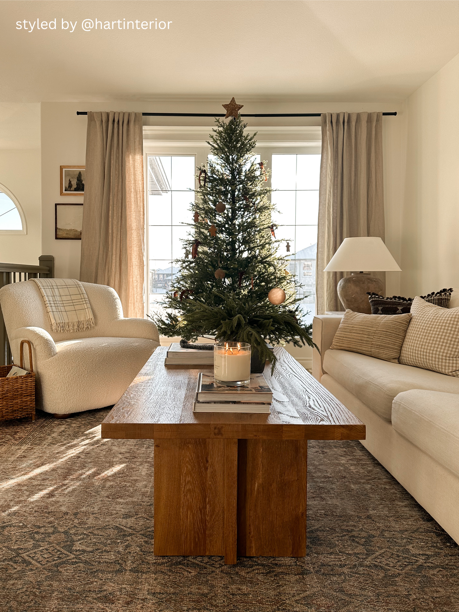 Ernie Coffee Table - Dark Smoked Oak - Rug & Weave