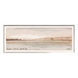 “Watercolour Beach” Framed Art Print - Rug & Weave