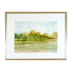 "Tree Lined Field" Framed Art Print - Rug & Weave