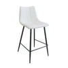 Set of Two Izzy Bar/Counter Stools - Cream White - Rug & Weave