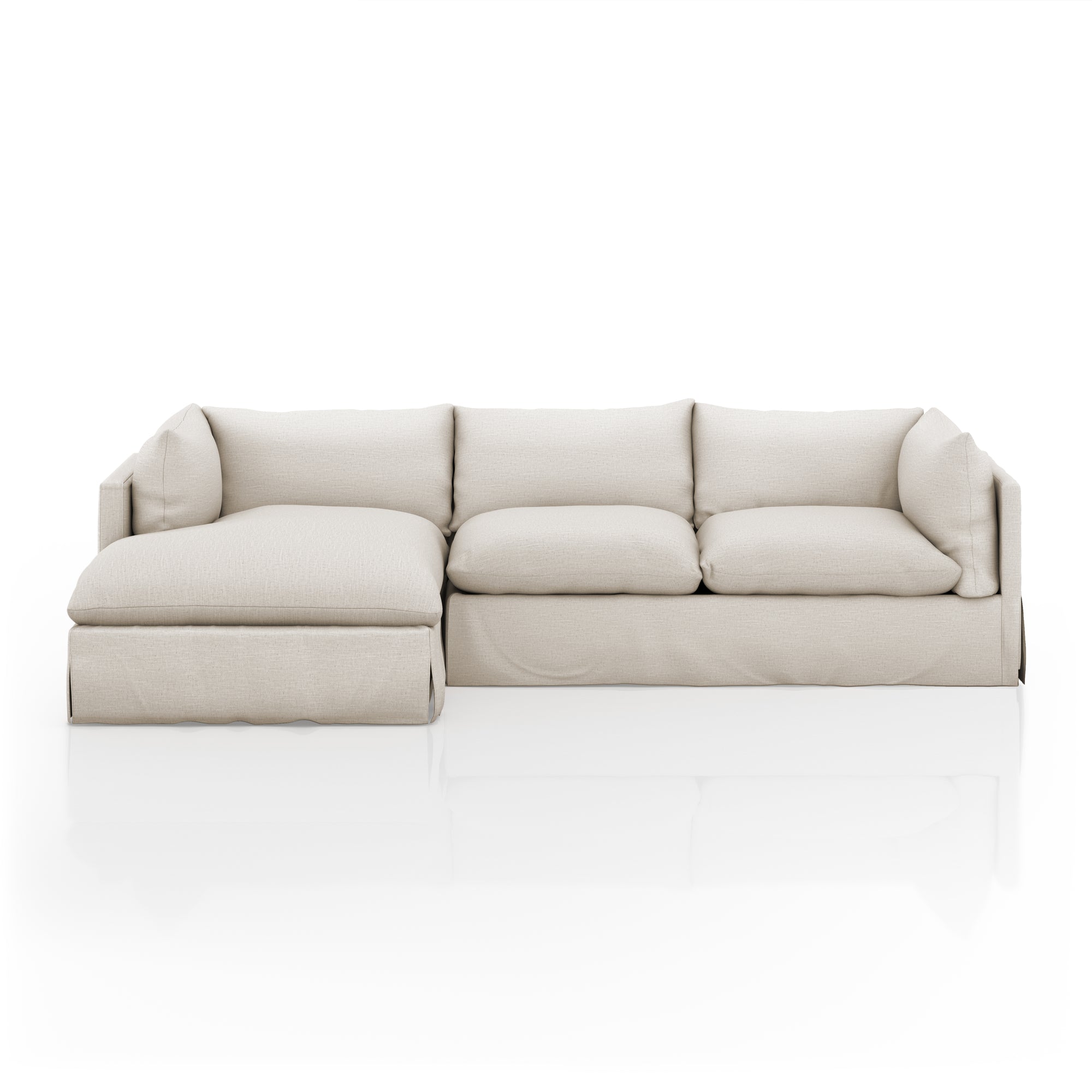 Hanna 2-pc Sectional - Valley Nimbus - Rug & Weave