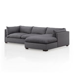 Walden 2 Piece Sectional - Charcoal - Rug & Weave