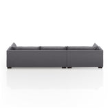 Walden 2 Piece Sectional - Charcoal - Rug & Weave