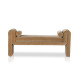 Michelle Accent Bench - Camel 6 - FURNITURE - ottoman Four Hands
