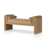 Michelle Accent Bench - Camel 6 - FURNITURE - ottoman Four Hands