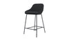 Set of Two Shelly Counter Stool - Black - Rug & Weave