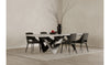 Set of Two Tiff Dining Chair - Dark Grey - Rug & Weave