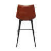 Set of Two Izzy Bar/Counter Stools - Brown - Rug & Weave