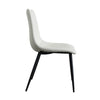 Set of Two Izzy Dining Chairs - White - Rug & Weave