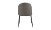 Set of Two Bernie Vegan Dining Chairs - Dark Grey - Rug & Weave