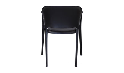 Set of Two Fara Outdoor Dining Chair - Black