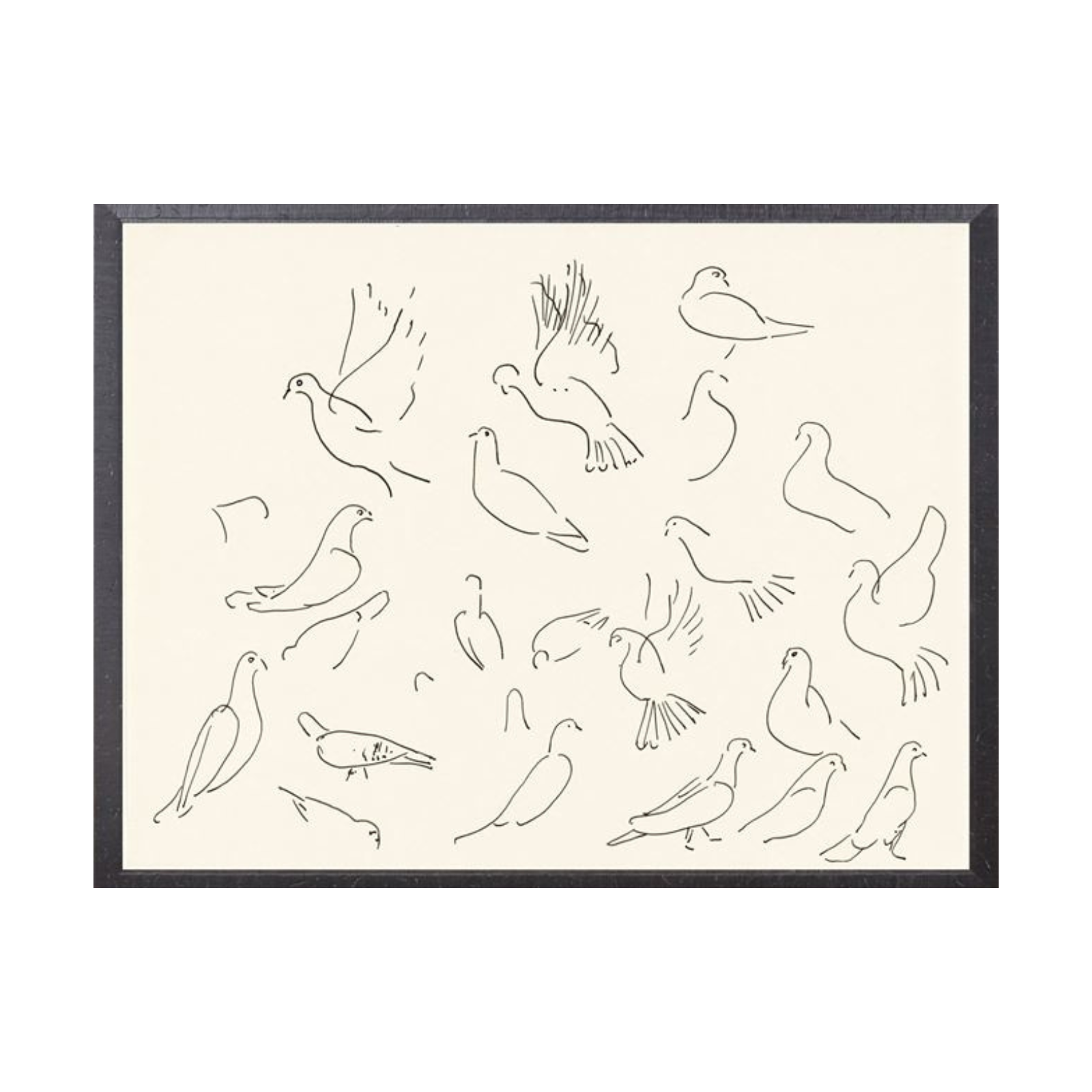 "Doves" Framed Art Print