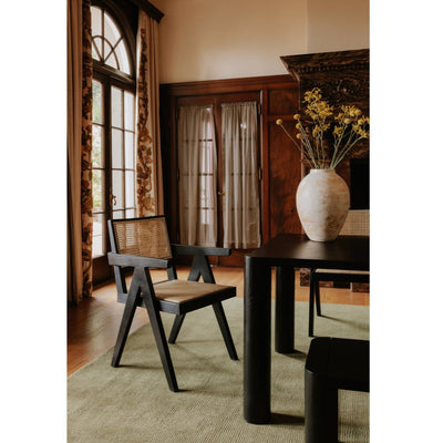 Set of Two Kashi Dining Chairs - Black