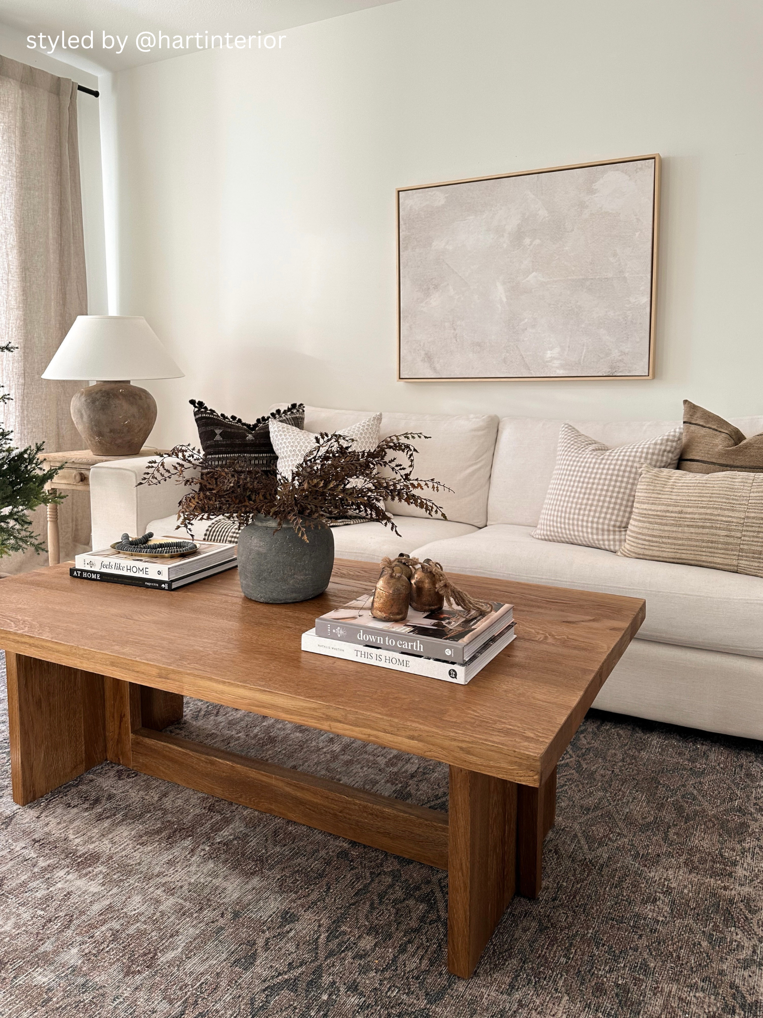 Ernie Coffee Table - Dark Smoked Oak - Rug & Weave