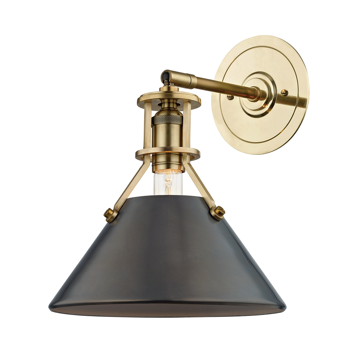 STORE FIXTURE - METAL NO.2 Wall Sconce by Mark D. Sikes - Old Bronze LIGHTING - sconce Hudson Valley Lighting