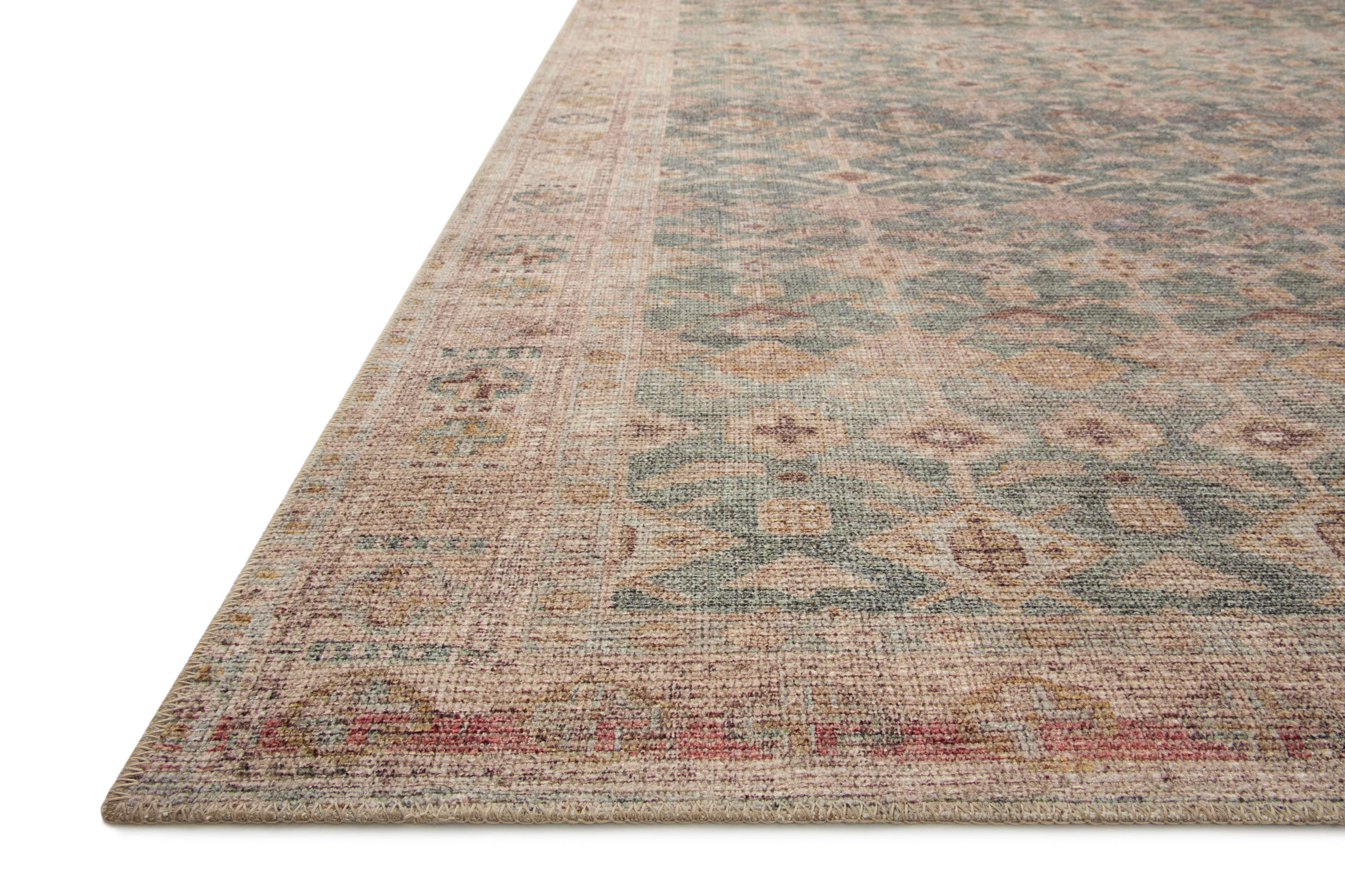 Angela Rose x Loloi Aubrey Aqua / Sand Rug - Rug & Weave