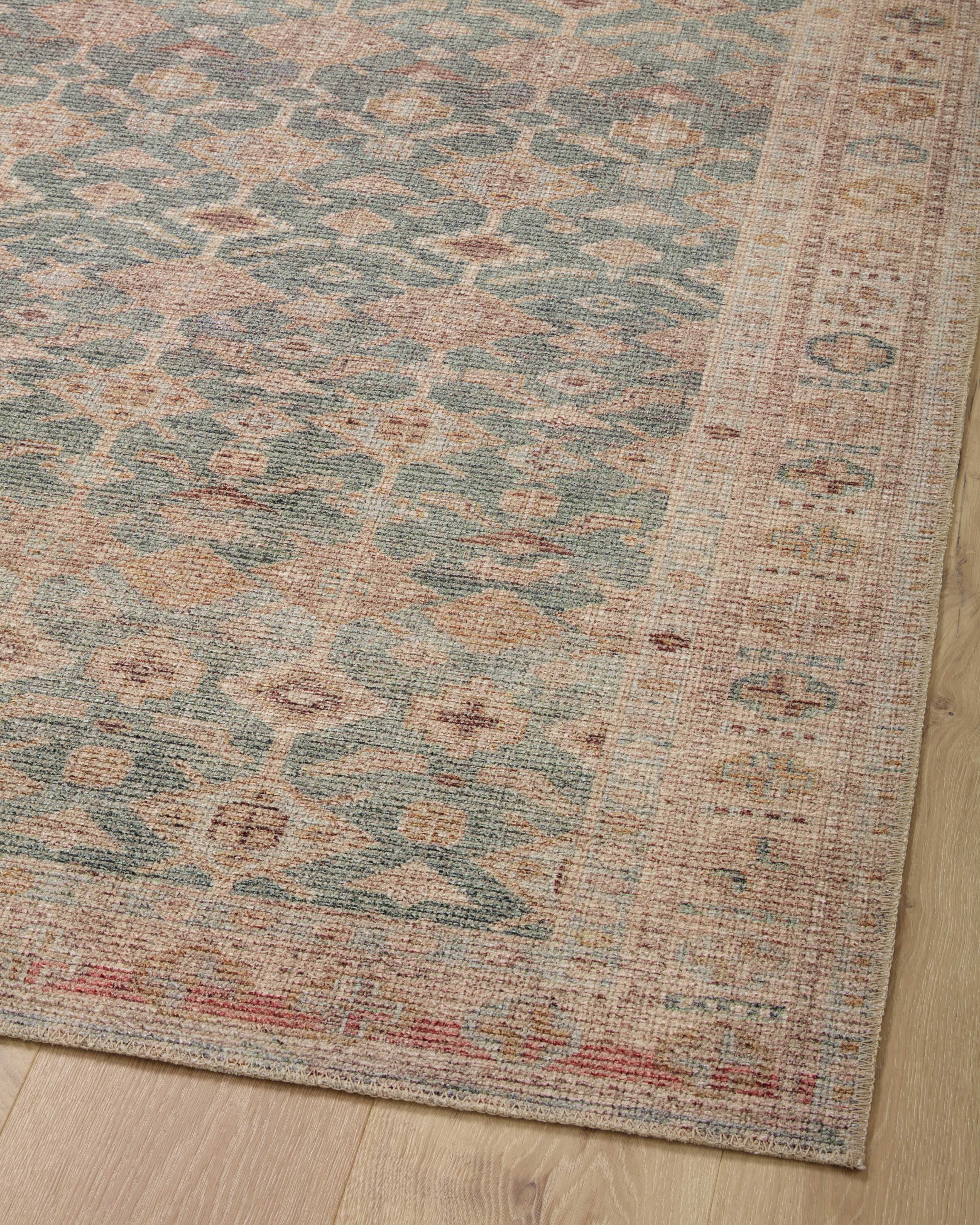 Angela Rose x Loloi Aubrey Aqua / Sand Rug - Rug & Weave