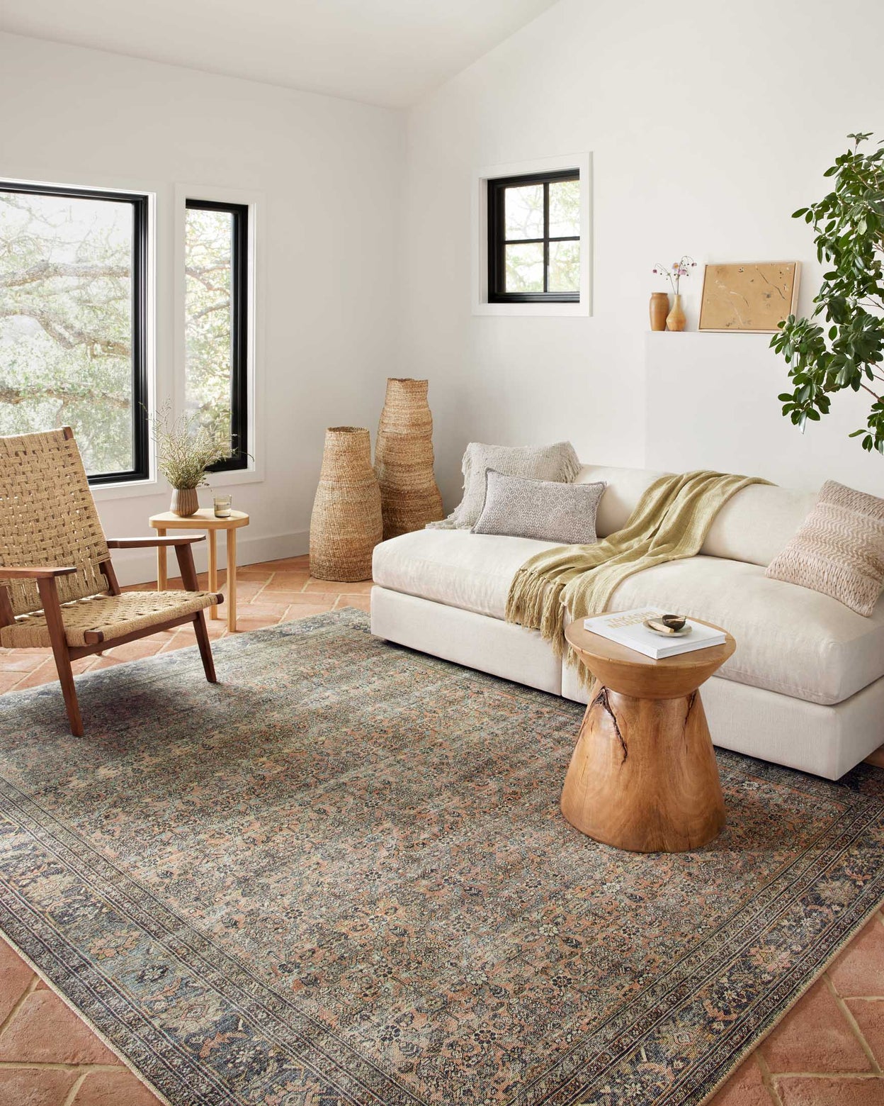 Loloi Adrian Terracotta / Multi Rug - Rug & Weave
