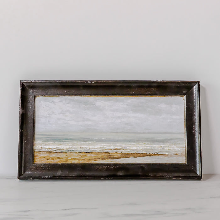 “Rolling Waves Petite Seascape” Framed Art Print