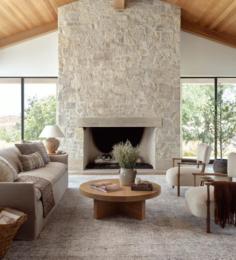 Amber Lewis x Loloi Alie Stone / Mist Rug 0-patterned rugs Loloi