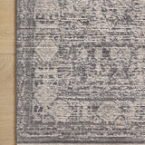 Amber Lewis x Loloi Alie Charcoal / Dove 0-patterned rugs Loloi