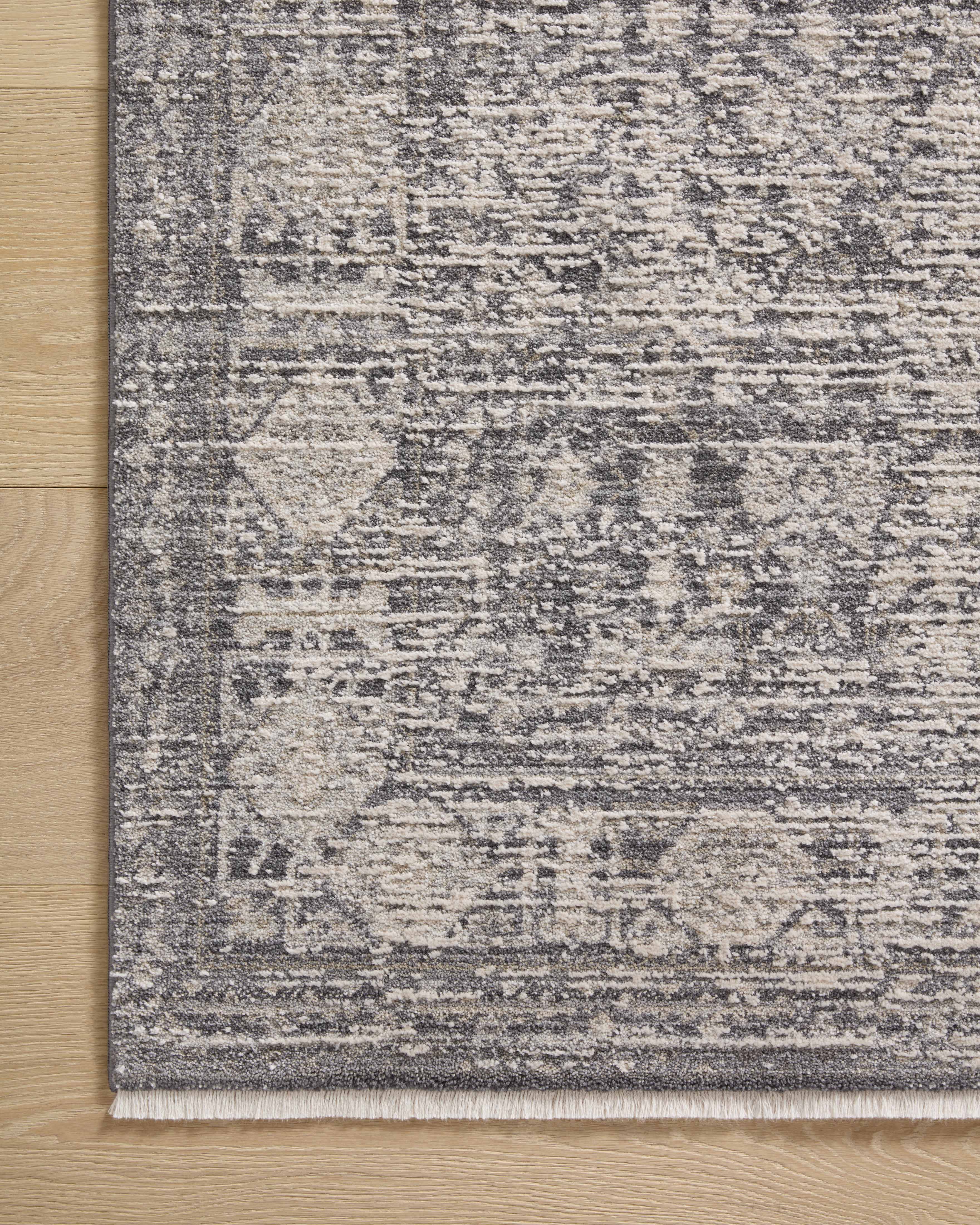 Amber Lewis x Loloi Alie Charcoal / Dove 0-patterned rugs Loloi