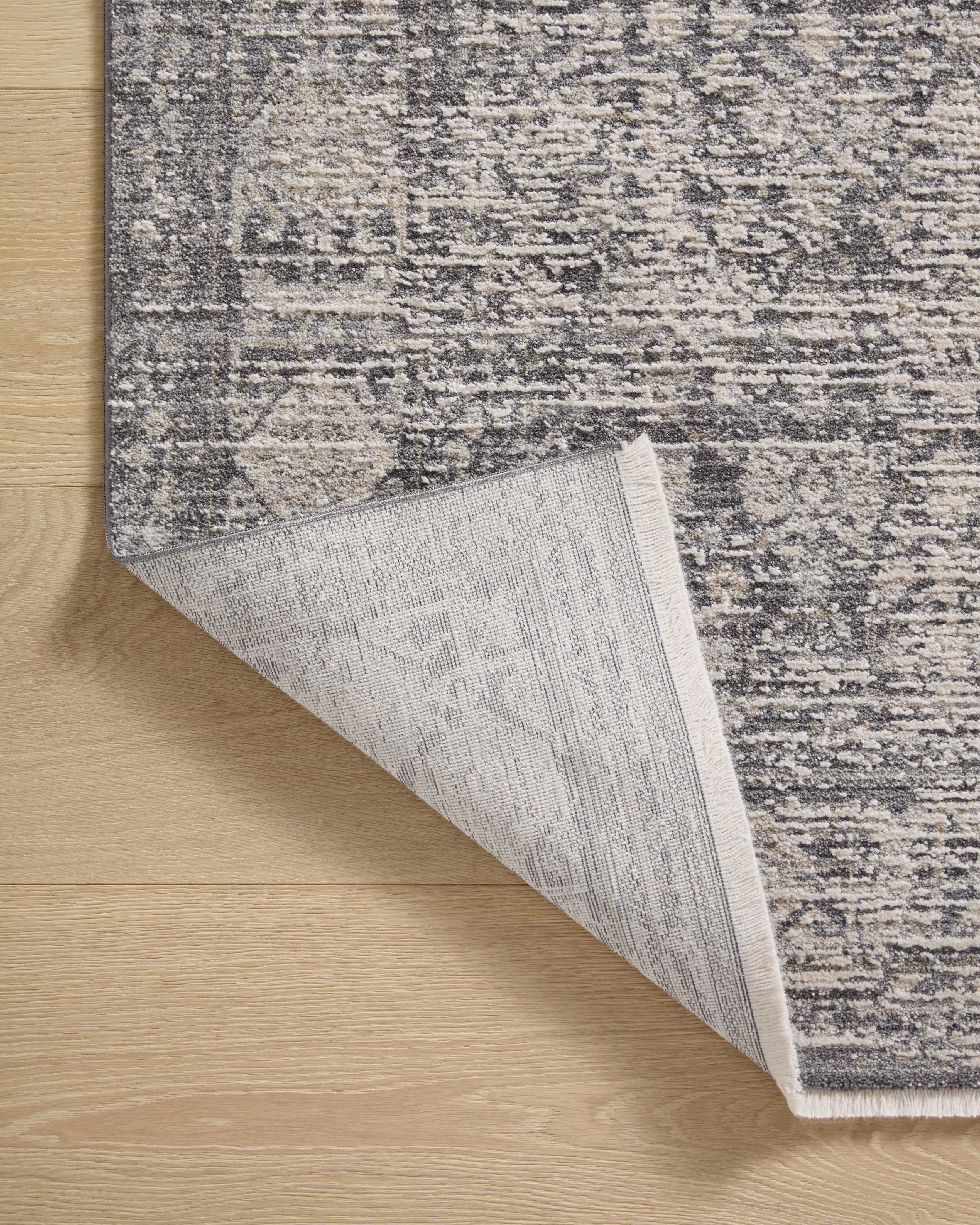 Amber Lewis x Loloi Alie Charcoal / Dove 0-patterned rugs Loloi
