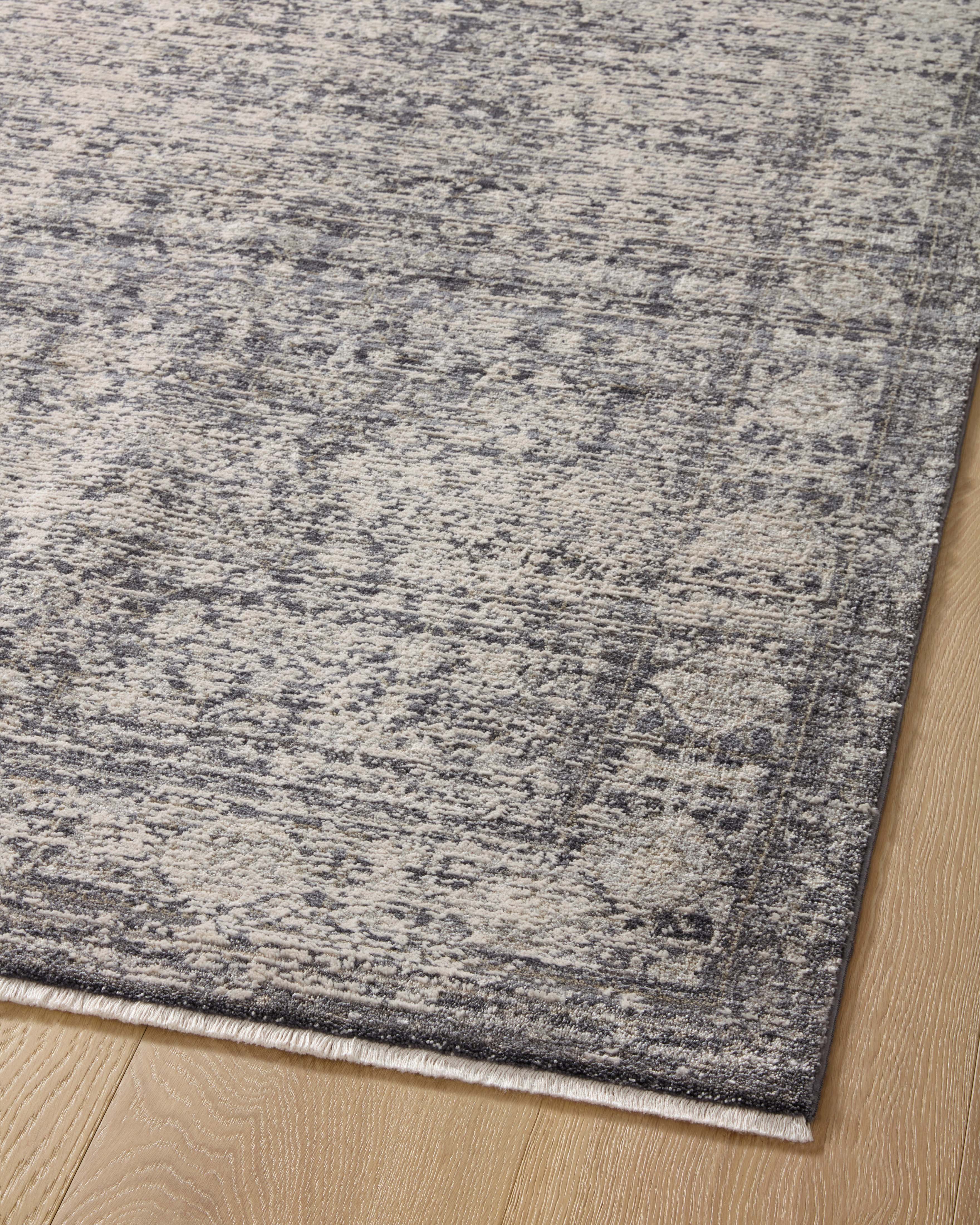 Amber Lewis x Loloi Alie Charcoal / Dove 0-patterned rugs Loloi