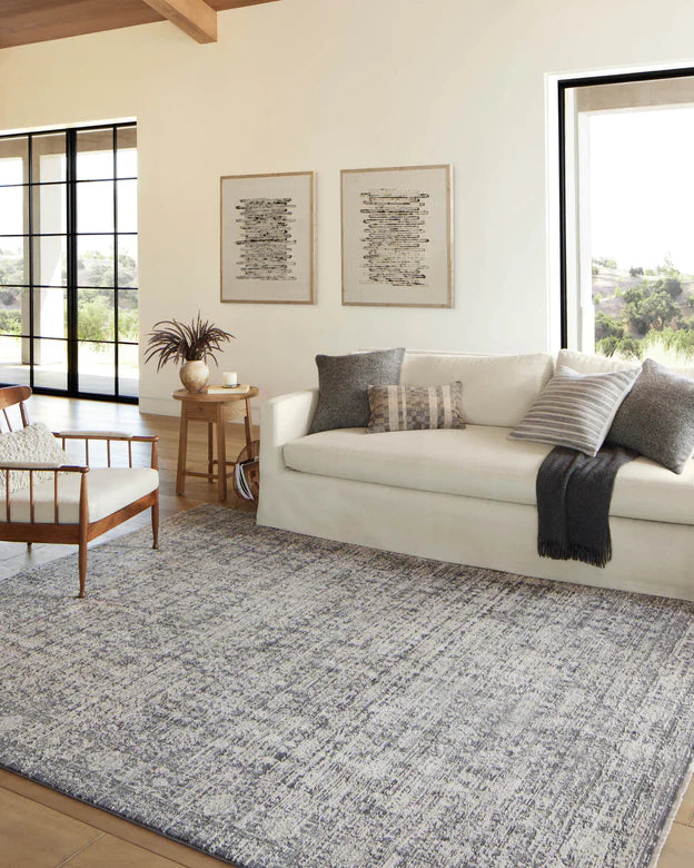 Amber Lewis x Loloi Alie Charcoal / Dove 0-patterned rugs Loloi