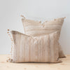 Sandy Tussar Fringe Pillow Cover - Rug & Weave