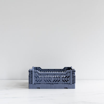 Cobalt Blue Folding Crate - Rug & Weave