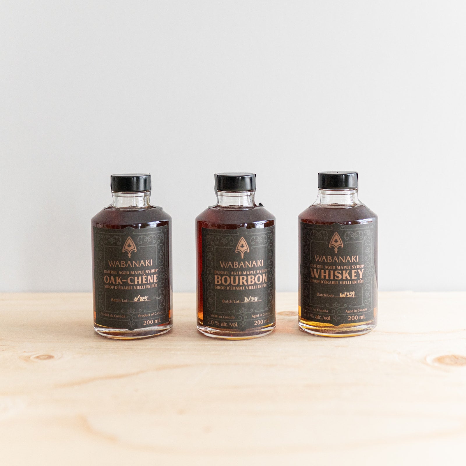 Wabanaki Barrel Aged Toasted Oak Maple Syrup maple syrup Wabanaki Maple