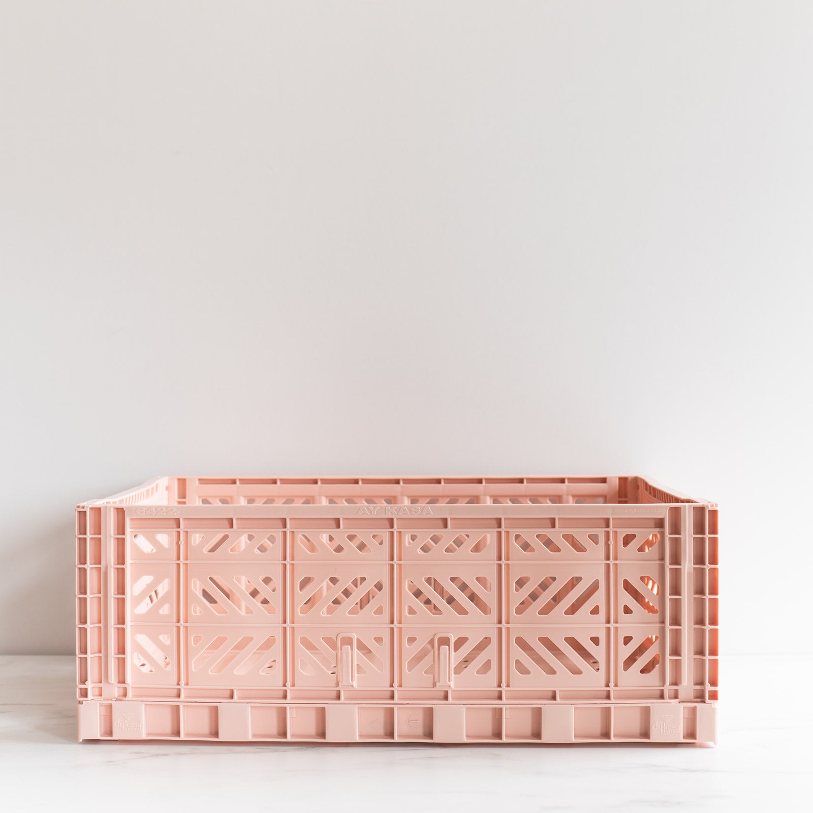 Milk Tea Pink Folding Crate - Rug & Weave