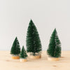 Green Glitter Bottle Brush Tabletop Tree - Rug & Weave