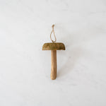 Wood Mushroom Ornament - Rug & Weave