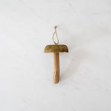 Wood Mushroom Ornament - Rug & Weave